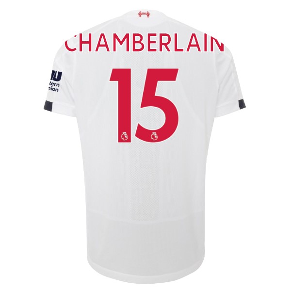 Camiseta Liverpool NO.15 Chamberlain 2ª 2019 2020 Blanco